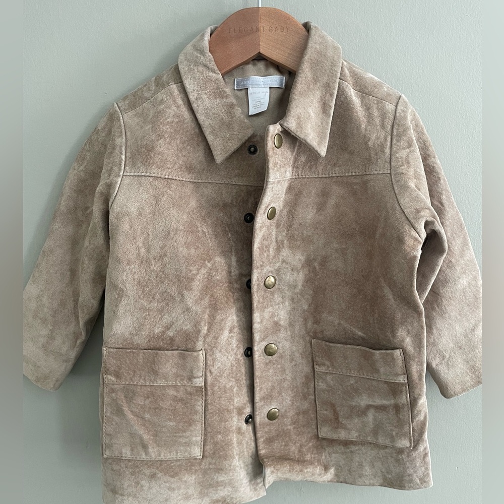 Janie and Jack Leather Coat